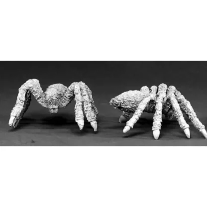 Reaper Miniatures Giant Spiders (2) 02417 Dark Heaven Legends Unpainted Metal - Your Source for Gaming Essentials Best Sale