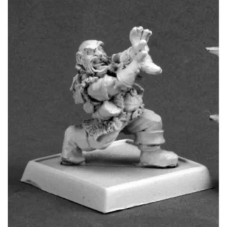 Reaper Miniatures Gilok Onyxfist, Dwarf Wizard #14633 Kragmarr Unpainted Mini - Your Source for Gaming Essentials Store