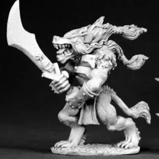 Reaper Miniatures Gnarr, Gnoll Champion #02592 Dark Heaven Unpainted Metal - Your Source for Gaming Essentials Cheap