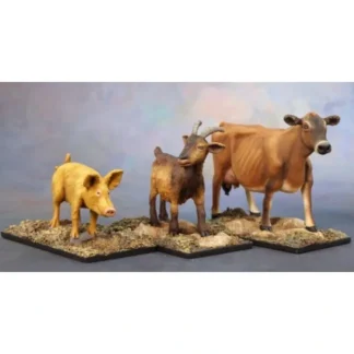 Reaper Miniatures Goat Pig Cow #03719 Dark Heaven Legends Unpainted Mini Figure - Your Source for Gaming Essentials Best