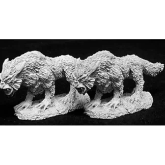 Reaper Miniatures Goblin Wolf (2 Pieces) #02710 Dark Heaven Unpainted Metal - Your Source for Gaming Essentials Cheap