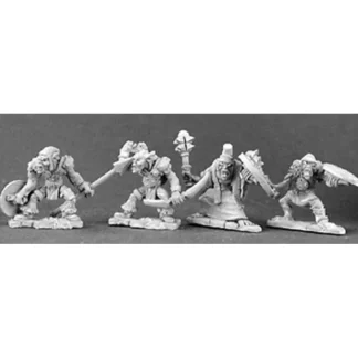 Reaper Miniatures Goblins II (4 Pieces) #03077 Dark Heaven Unpainted Metal - Your Source for Gaming Essentials Sale