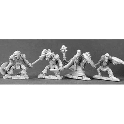Reaper Miniatures Goblins II (4 Pieces) #03077 Dark Heaven Unpainted Metal - Your Source for Gaming Essentials Sale