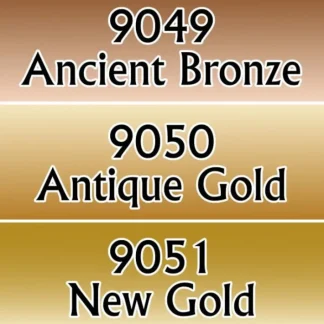 Reaper Miniatures Gold-Toned Metal #09717 Master Series Triads 3 Pack .5oz Paint - Your Source for Gaming Essentials Shop