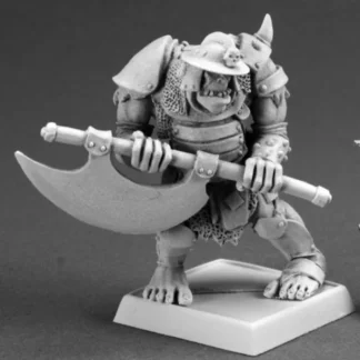 Reaper Miniatures Gologh the Vicious, Black Orc Captain #14636 Kargir Unpainted - Your Source for Gaming Essentials Outlet