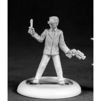 Reaper Miniatures Government Agent Jones #50202 Chronoscope D&D RPG Mini Figure - Your Source for Gaming Essentials Cheap