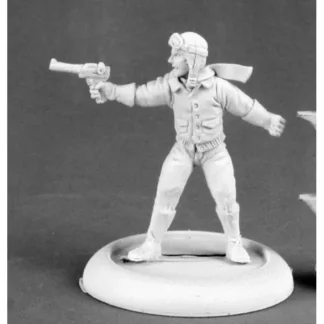 Reaper Miniatures Grant Dylan, Heroic Pilot #50158 Chronoscope RPG Mini Figure - Your Source for Gaming Essentials Sale