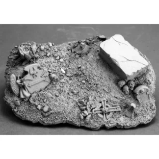 Reaper Miniatures Graveyard Vignette Base (Resin) #74025 Accessory - Your Source for Gaming Essentials Clearance