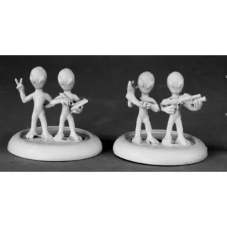 Reaper Miniatures Gray Aliens (4) #50130 Chronoscope Metal D&D RPG Mini Figure - Your Source for Gaming Essentials Hot