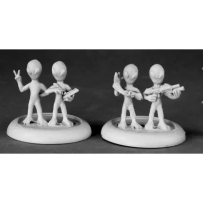 Reaper Miniatures Gray Aliens (4) #50130 Chronoscope Metal D&D RPG Mini Figure - Your Source for Gaming Essentials Hot