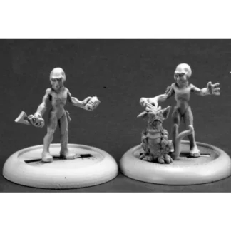 Reaper Miniatures Gray Aliens III (2) #50252 Chronoscope D&D RPG Mini Figure - Your Source for Gaming Essentials Hot