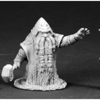 Reaper Miniatures Grimm Grayrune Dwarf Vizier 03663 Dark Heaven Unpainted Metal - Your Source for Gaming Essentials Fashion