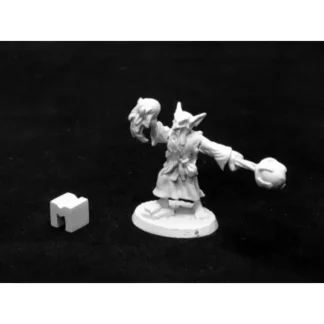 Reaper Miniatures Grixus, Goblin Wizard #03942 Dark Heaven Unpainted Metal Mini - Your Source for Gaming Essentials Shop