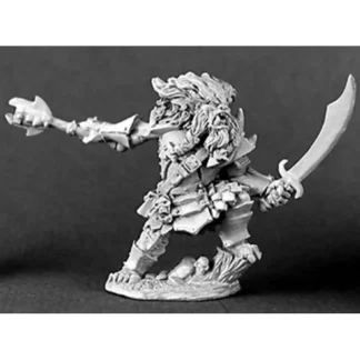 Reaper Miniatures Gronk Spliteye Bugbear Hero 03101 Dark Heaven Unpainted Metal - Your Source for Gaming Essentials Discount
