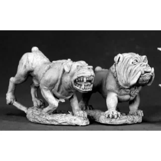 Reaper Miniatures Guard Dogs (2 Pieces) #03326 Dark Heaven Unpainted Metal - Your Source for Gaming Essentials Fashion