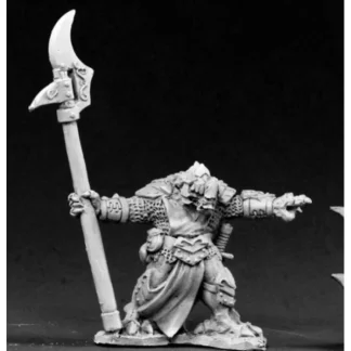 Reaper Miniatures Gulark, Reptus Warlord #03442 Dark Heaven Unpainted Metal - Your Source for Gaming Essentials Online