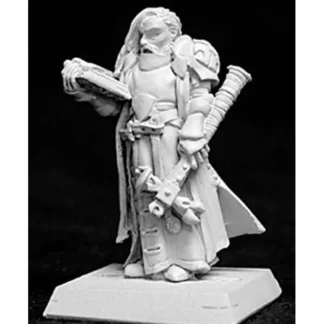 Reaper Miniatures Halbarad, Crusaders Cleric #14036 Crusaders Unpainted D&D Mini - Your Source for Gaming Essentials Cheap