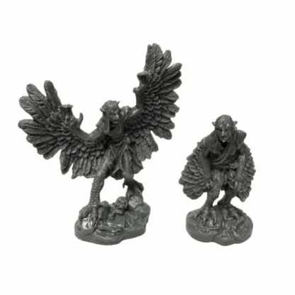 Reaper Miniatures Harpies (2) #44162 Bones Black Unpainted Plastic Figures - Your Source for Gaming Essentials New