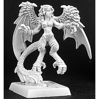 Reaper Miniatures Harpy, Reven Adept #14216 Reven Unpainted RPG D&D Mini Figure - Your Source for Gaming Essentials Best