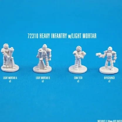 Reaper Miniatures Heavy Infantry with Light Mortars (12) Unpainted Metal CAV - Your Source for Gaming Essentials Best