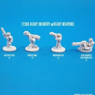 Reaper Miniatures Heavy Infantry with Heavy Weapons #72309 Unpainted Metal CAV - Your Source for Gaming Essentials Shop