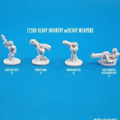 Reaper Miniatures Heavy Infantry with Heavy Weapons #72309 Unpainted Metal CAV - Your Source for Gaming Essentials Shop