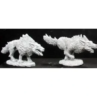 Reaper Miniatures Hellhounds (2 Pieces) #02897 Dark Heaven Unpainted Metal - Your Source for Gaming Essentials Cheap