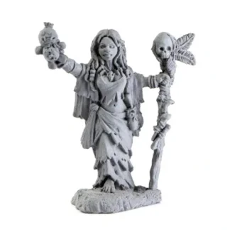 Reaper Miniatures Hellrunners: Raza Twinsight, Hex Witch #04020 Unpainted Metal Figure - Your Source for Gaming Essentials Cheap