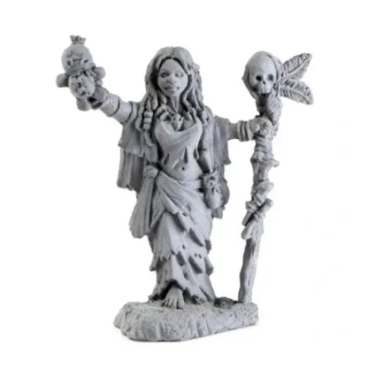 Reaper Miniatures Hellrunners: Raza Twinsight, Hex Witch #04020 Unpainted Metal Figure - Your Source for Gaming Essentials Cheap