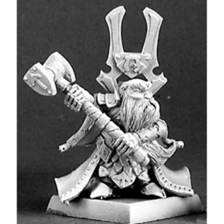 Reaper Miniatures Herryk Aesir, Dwarf Warlord #14324 Dwarves Unpainted D&D Mini - Your Source for Gaming Essentials Fashion