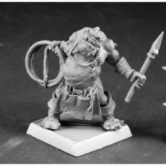 Reaper Miniatures Hrodash, Orcish Painmaster #14583 Kargir Unpainted D&D Mini - Your Source for Gaming Essentials Clearance