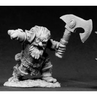 Reaper Miniatures Hulgrif, Dwarf Barbarian #03434 Dark Heaven Unpainted Metal - Your Source for Gaming Essentials Sale