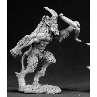 Reaper Miniatures Ibycus, Satyr 03053 Dark Heaven Legends Unpainted Metal Figure - Your Source for Gaming Essentials Online