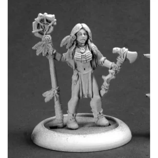 Reaper Miniatures Indian Shaman (Female) #59010 Savage Worlds Unpainted D&D Mini - Your Source for Gaming Essentials Fashion