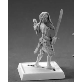 Tabletop Miniatures | Reaper Miniatures Isabella Locke #60134 Pathfinder Miniatures Unpainted D&D Mini - Your Source for Gaming Essentials