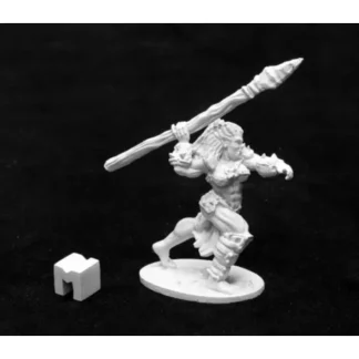 Reaper Miniatures Jade Fire Spearmaiden #03937 Dark Heaven Unpainted Metal Mini - Your Source for Gaming Essentials Cheap