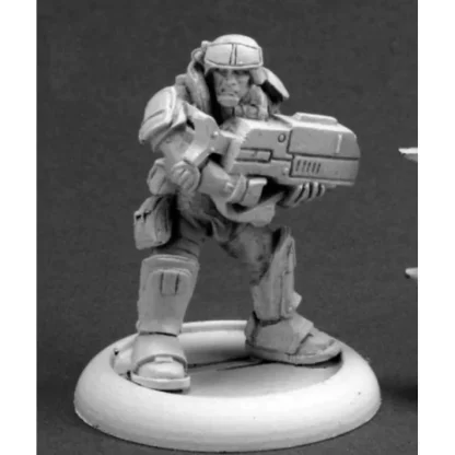 Reaper Miniatures Jazz Jenkins, IMEF Marine #50254 Chronoscope RPG Mini Figure - Your Source for Gaming Essentials New