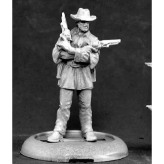 Reaper Miniatures Jeb Lawson, Western Outlaw #50076 Chronoscope RPG Mini Figure - Your Source for Gaming Essentials New
