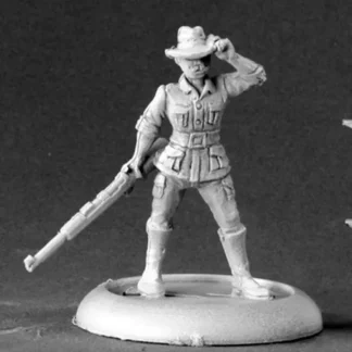 Reaper Miniatures John Kincaide, Big Game Hunter #50096 Chronoscope Mini Figure - Your Source for Gaming Essentials Discount