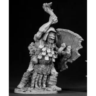 Reaper Miniatures Kagunk Ogre Cheiftan #02325 Dark Heaven Unpainted Metal - Your Source for Gaming Essentials Cheap