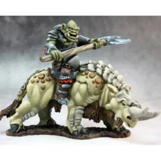 Reaper Miniatures Kargir Tundra Beast Rider #14632 Kargir Unpainted RPG D&D Mini - Your Source for Gaming Essentials Outlet