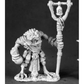 Reaper Miniatures Kasham, Reptus Wizard #03476 Dark Heaven Unpainted Metal - Your Source for Gaming Essentials Shop