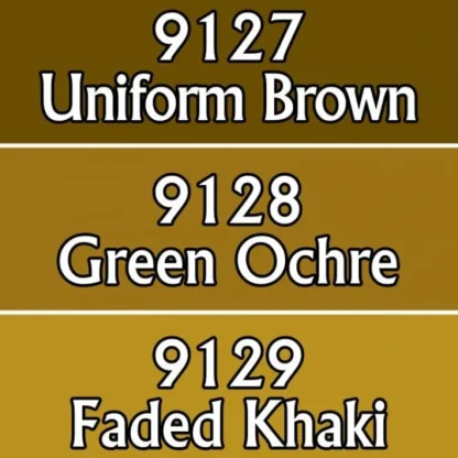 Reaper Miniatures Khaki Brown #09743 Master Series Triads 3 Pack .5oz Paint - Your Source for Gaming Essentials Store