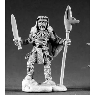 Reaper Miniatures Khalith Mummy King #02166 Dark Heaven Legends Unpainted Metal - Your Source for Gaming Essentials Shop