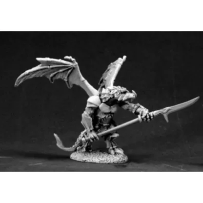 Reaper Miniatures Khesh Blackscale, Dragonman 03473 Dark Heaven Unpainted Metal - Your Source for Gaming Essentials Clearance