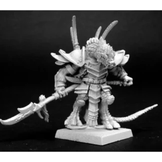 Reaper Miniatures Khong-To, Reptus Warlord #14092 Reptus Unpainted RPG D&D Mini - Your Source for Gaming Essentials Best Sale