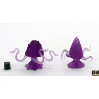 Tabletop Miniatures | Reaper Miniatures Killer Fungi (2) #44043 Bones Black Unpainted Plastic Figure - Your Source for Gaming Essentials