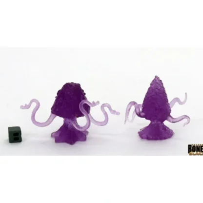 Tabletop Miniatures | Reaper Miniatures Killer Fungi (2) #44043 Bones Black Unpainted Plastic Figure - Your Source for Gaming Essentials