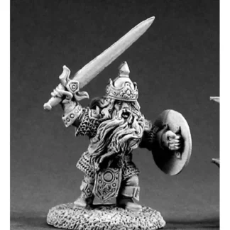 Reaper Miniatures King Norin Sliverbeard #02135 Dark Heaven Unpainted Metal - Your Source for Gaming Essentials Shop