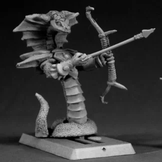 Reaper Miniatures Klahan, Venomspitter #14480 Reptus Unpainted RPG Mini Figure - Your Source for Gaming Essentials Shop